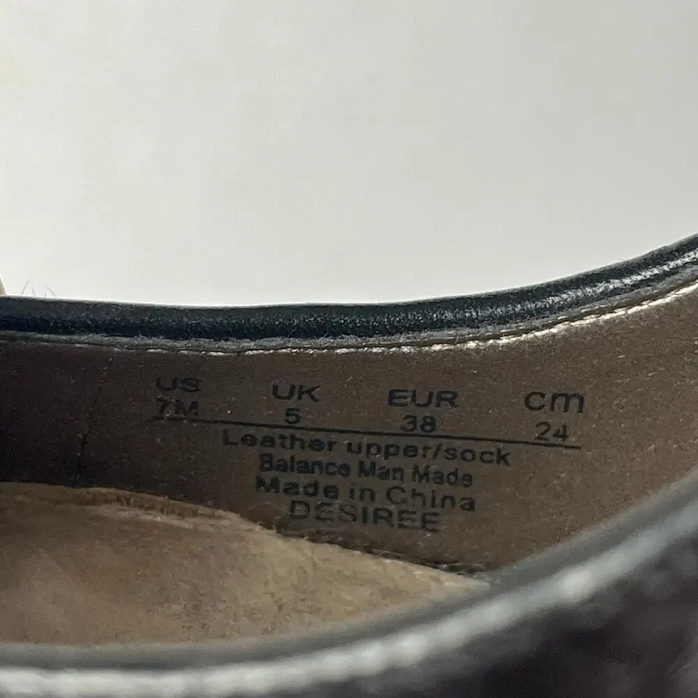 Sam Edelman Size 7 Cow Print Leather Heels Pointed Toe Pumps - Picture 10 of 10